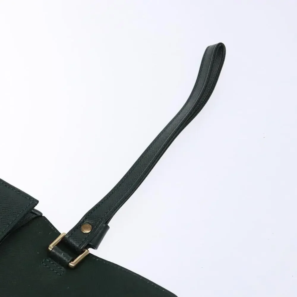 Louis Vuitton Taiga Pochette Kourad Clutch Bag Green